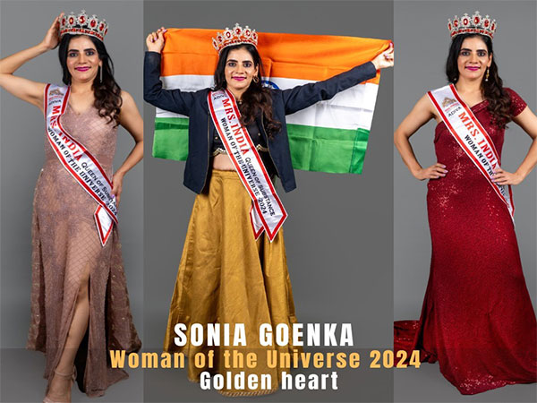 Sonia Goenka from MIQS Won Golden Heart at Woman of the Univesre 2024 at Istanbul, Turkey